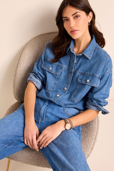 Navy blue jeans shirt new arrivals