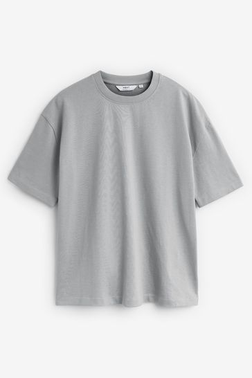 Grey crew new arrivals neck t shirt