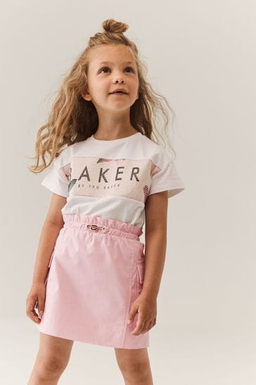 Buy Baker by Ted Baker Pink Cargo Skirt from Next Luxembourg