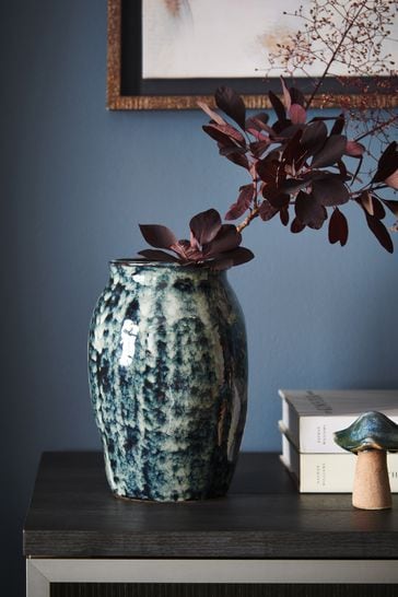 Navy blue vase cheap