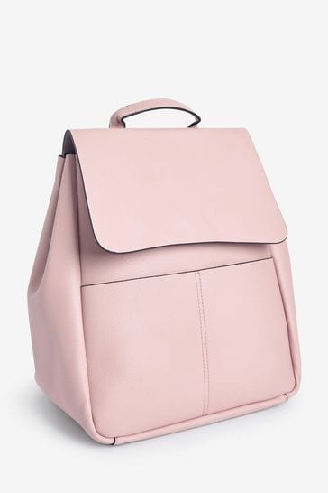 Zara pink online backpack