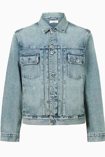 Buy AllSaints Denim Crater Jacket from Next Luxembourg
