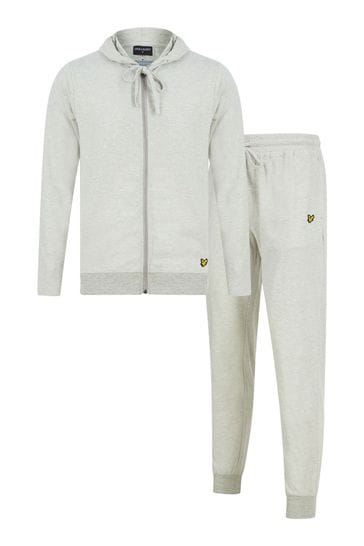 Lyle and discount scott grey tracksuit