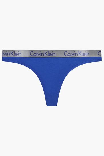 Blue calvin klein best sale thong