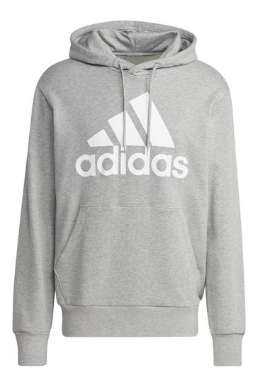 Buy adidas Grey Sportswear Essentials French Terry Big Logo Hoodie
