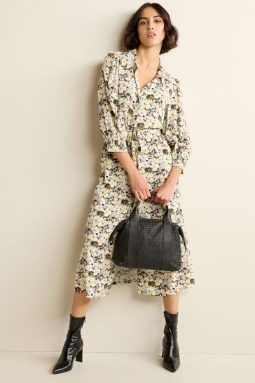 Next floral shirt dress sales