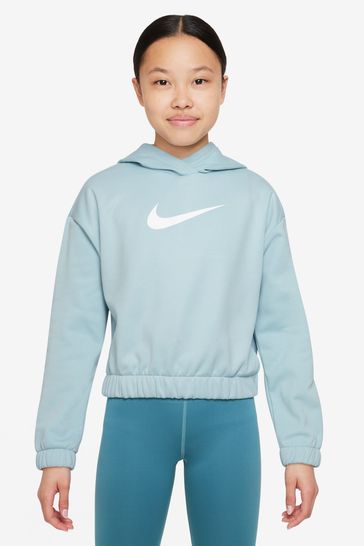 Buy Nike Light Teal Therma FIT Pullover Hoodie from Next Hungary