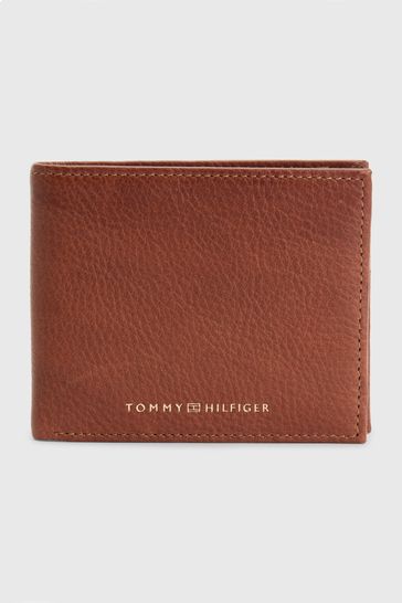 Tommy Hilfiger Mini Brown Premium Leather Wallet