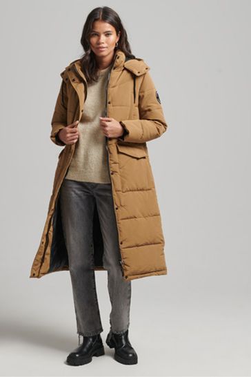 Buy Superdry Sandstone Vintage Everest Longline Parka Coat from Next Netherlands