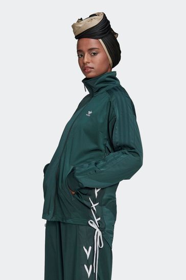 Buy adidas Originals Green Always Original Laced Track Top from