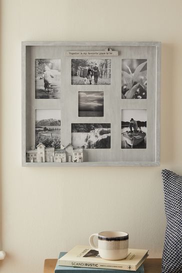 Grey Sentiment Collage Picture Frame