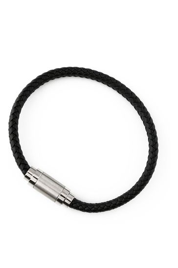 Orelia & Joe Plaited Leather Bracelet