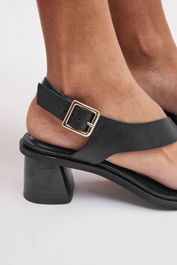 Next ladies black new arrivals sandals