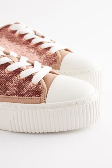 Next rose cheap gold trainers