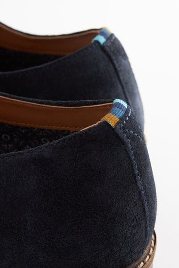Navy blue suede shoes mens deals