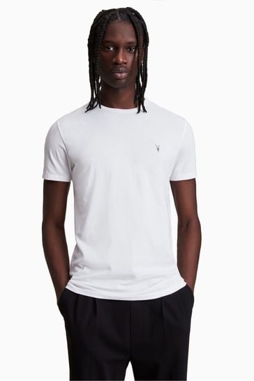 AllSaints White Tonic Crew T-Shirt