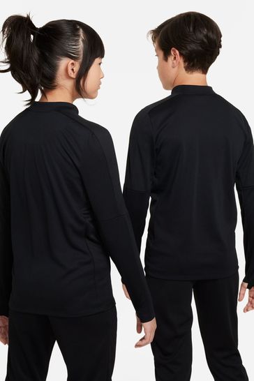 Buy Nike Black Dri FIT Academy Half Zip Training Drill Top from