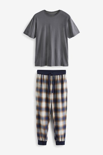 Grey deals checked pyjamas