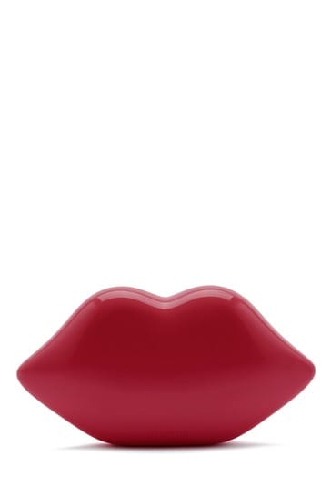 Buy Lulu Guinness Pink Lips Clutch Bag from Next Luxembourg