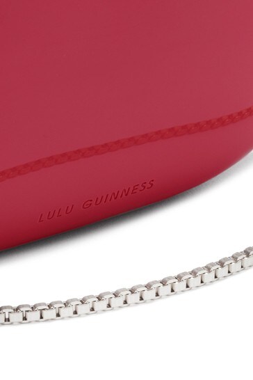 Buy Lulu Guinness Pink Lips Clutch Bag from Next Luxembourg