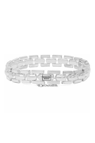 Buddha To Buddha Ladies Silver Toned Batul Heritage Bracelet
