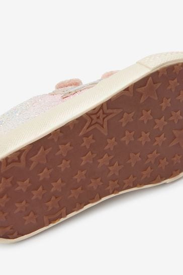 Wide fit hot sale glitter trainers