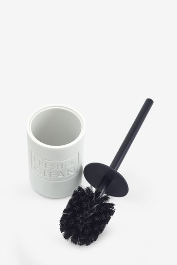 Buy White Fresh And Clean Toilet Brush from Next USA