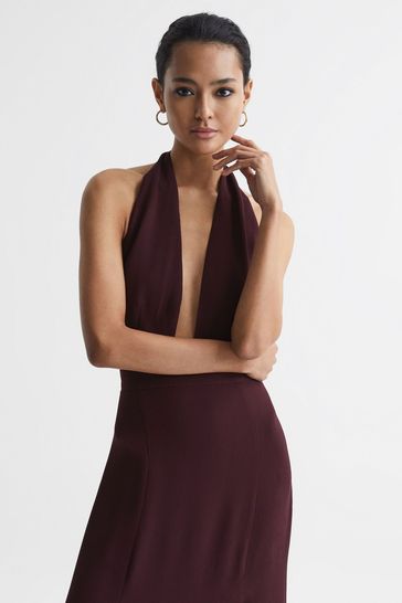 Reiss sales burgundy dress