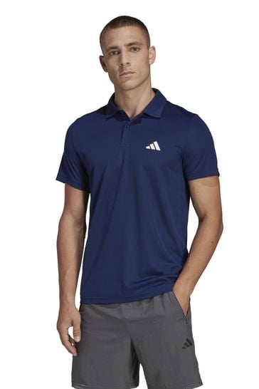 adidas Dark Blue Train Essentials Training Polo Shirt