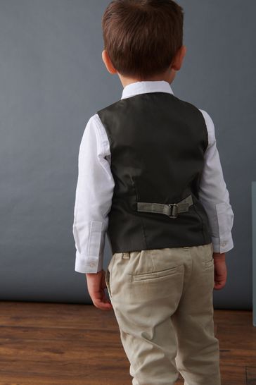 Grey online dogtooth waistcoat
