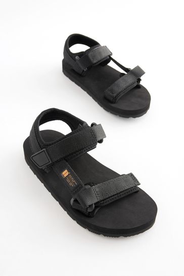 Black Trekkers Sandals