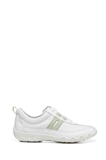 Hotter Leanne II White Wide Fit Lace-Up Active Shoes