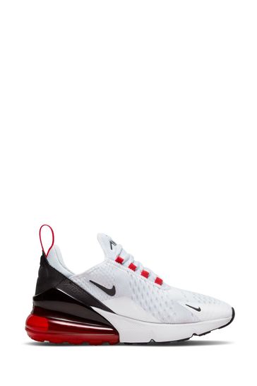 Nike Red/White Air Max 270 Youth Trainers