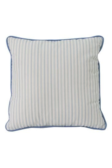 Laura Ashley Blue Square Wisteria Outdoor Scatter Cushion
