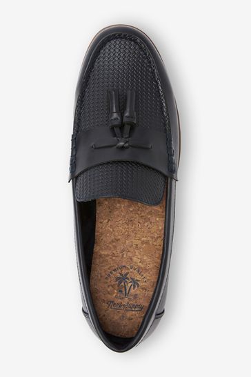 River island on sale navy loafers
