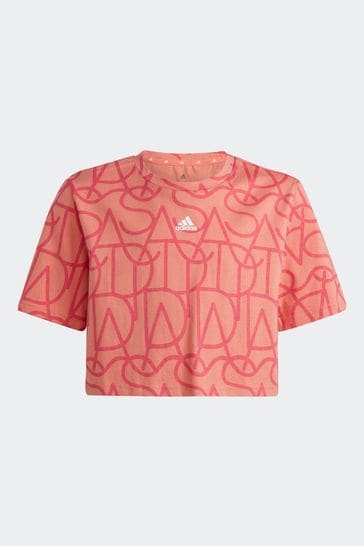 Tee shirt adidas orange sale femme