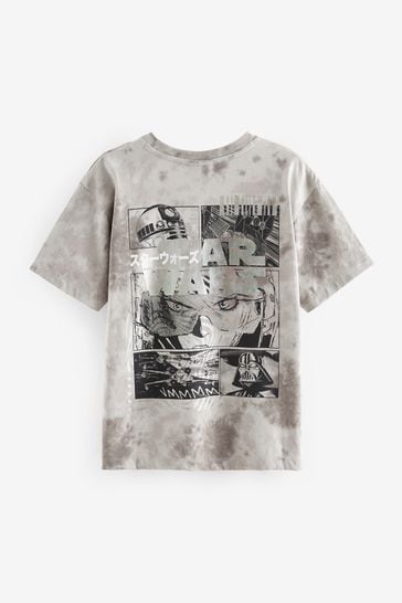 Star wars t shirt grey hotsell