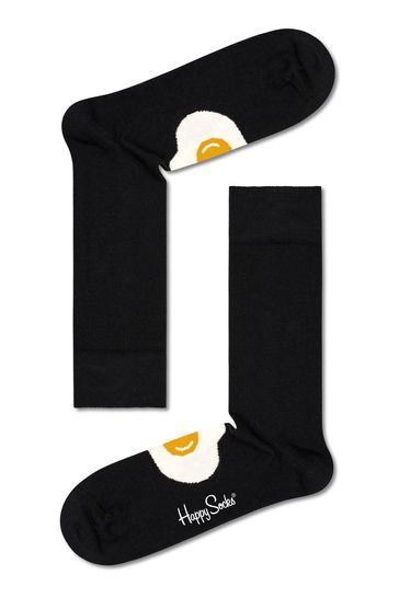 Happy Socks Eggstra Black Socks