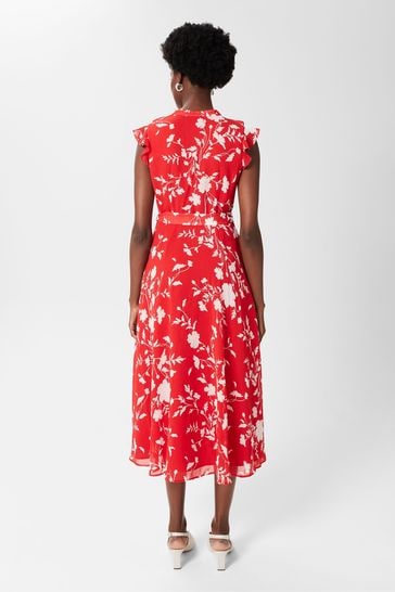 Buy Hobbs Red Georgiana Dress from Next Ireland