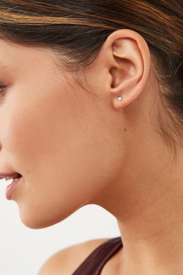 Silver earrings next top
