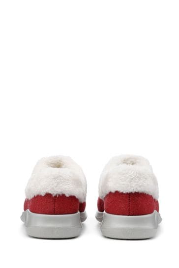 Buy Hotter Red Snug Slip On Slippers from Next Malta