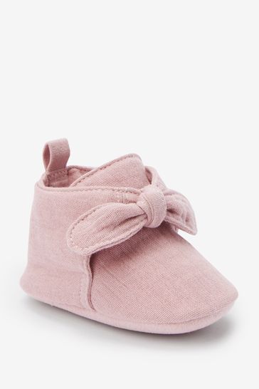 Pink baby slippers store