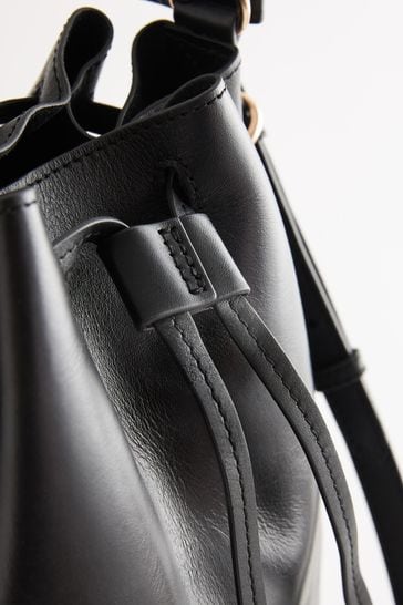 Buy Leather Large Bucket Bag from Next Luxembourg
