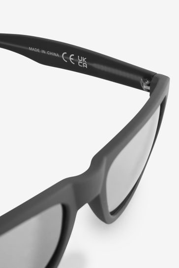 Buy Grey Square Polarised Sunglasses from Next Luxembourg