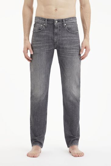 Calvin Klein Jeans Grey Slim Tapered Denim Jeans