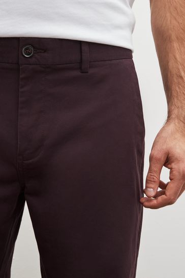 Mens maroon deals chino shorts