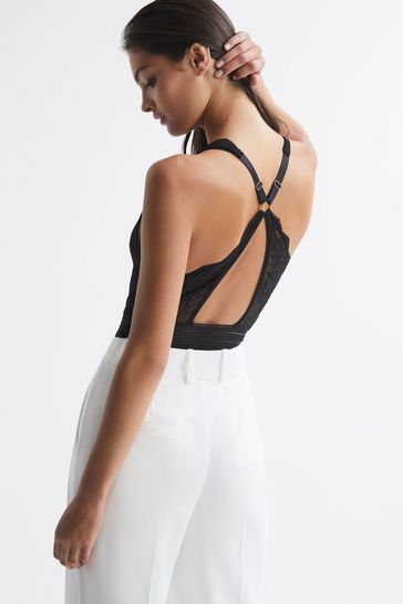 Buy Reiss Black Candy Sleeveless Lace Body from Next USA