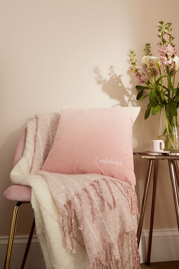 Katie Piper Pink Confidence Stripe Throw