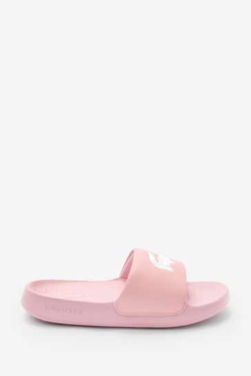 Lacoste Pink Croco 1.0 123 1 Cuj LT Sliders