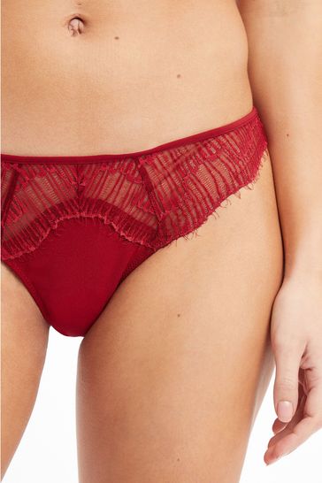 Calvin klein red hot sale lace thong